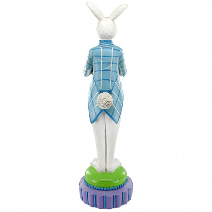 Toscano - Mr. Eggsy at Your Service Easter Bunny Rabbit Butler Statue
