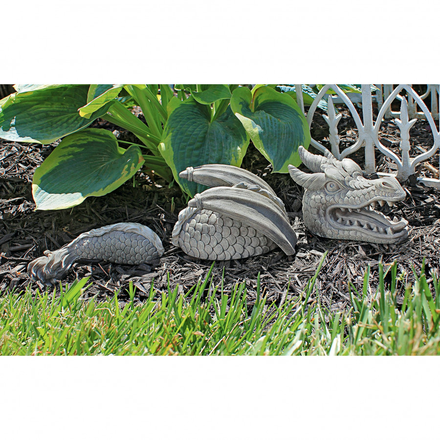 Toscano - The Moat Monster Dragon Lawn Statue