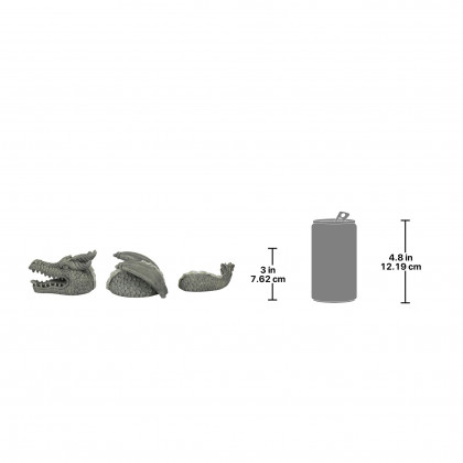 Toscano - The Moat Monster Dragon Lawn Statue