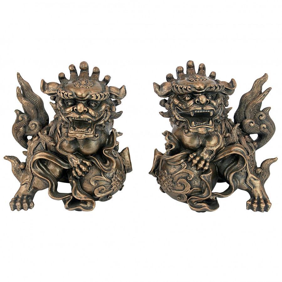 Toscano - Shishi Foo Dogs Chinese Lion Statues