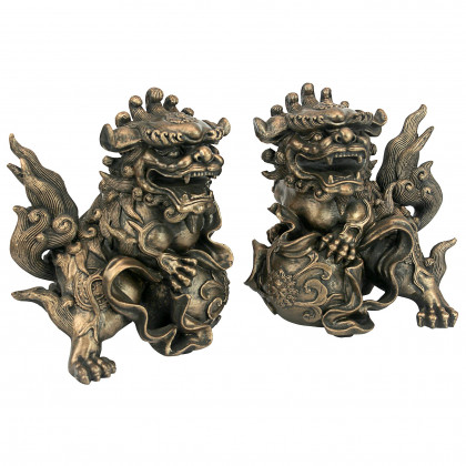 Toscano - Shishi Foo Dogs Chinese Lion Statues
