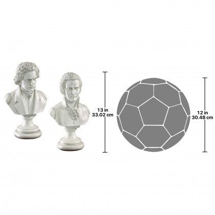 Toscano - Set of 2 Great Composer Sculptures