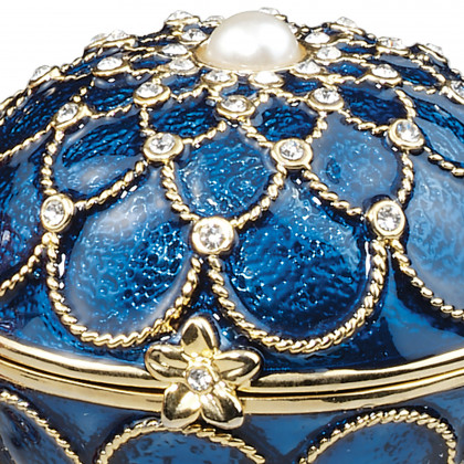 Toscano - Royal Palace Romanov-Style Collectible Enameled Egg in Peterhof