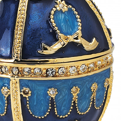 Toscano - Pushkin Romanov-Style Collectible Enameled Egg in Natalia