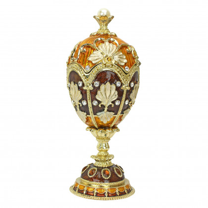 Toscano Pavlousk Romanov-Style Collectible Enameled Egg - Constantine