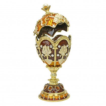 Toscano Pavlousk Romanov-Style Collectible Enameled Egg - Constantine