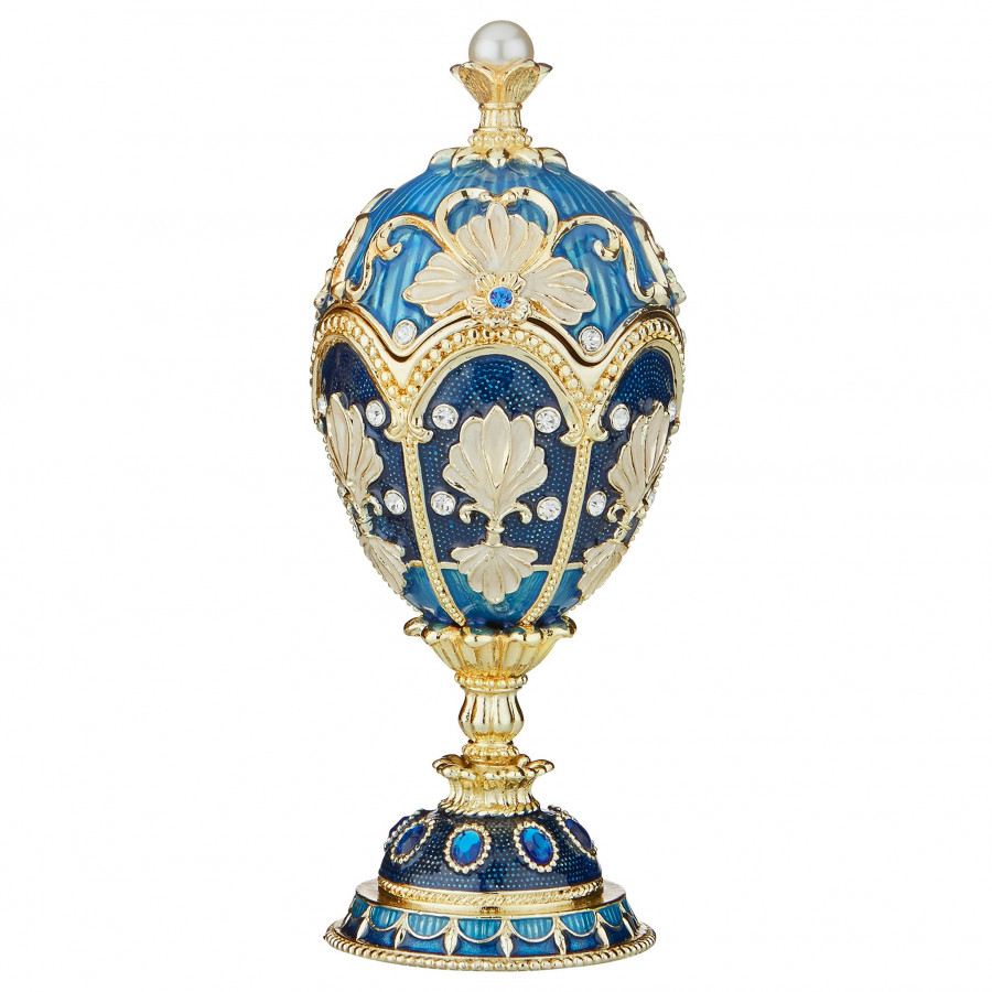 Toscano Pavlousk Romanov-Style Collectible Enameled Egg - Nikolaievich