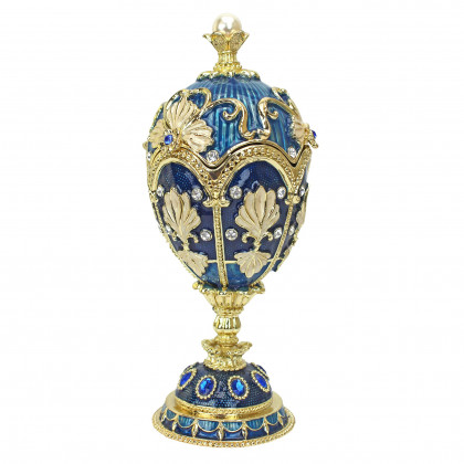 Toscano Pavlousk Romanov-Style Collectible Enameled Egg - Nikolaievich