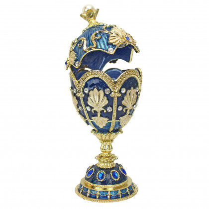 Toscano Pavlousk Romanov-Style Collectible Enameled Egg - Nikolaievich