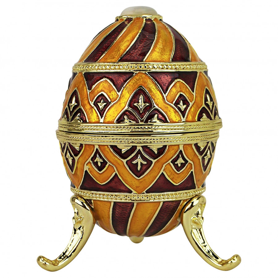 Toscano - Feodorovna Romanov-Style Collectible Enameled Egg