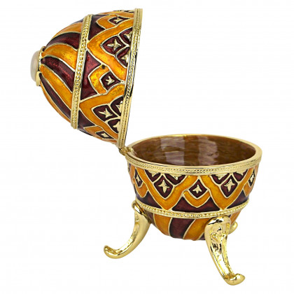 Toscano - Feodorovna Romanov-Style Collectible Enameled Egg