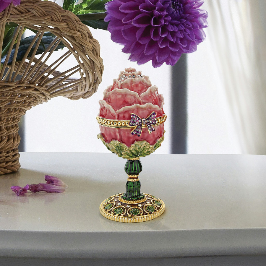 Toscano - Gardens Treasures Romanov-Style Collectible Enameled Egg