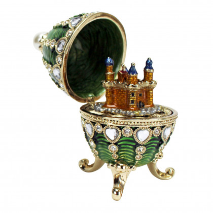 Toscano - Bogdana Romanov-Style Collectible Enameled Egg in Veronika