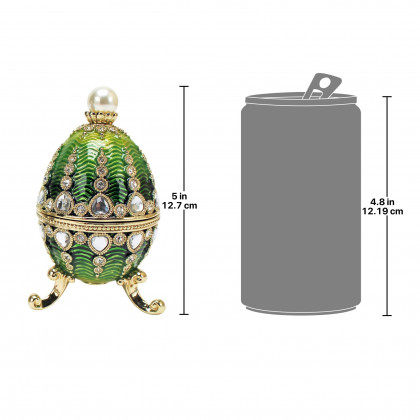 Toscano - Bogdana Romanov-Style Collectible Enameled Egg in Veronika