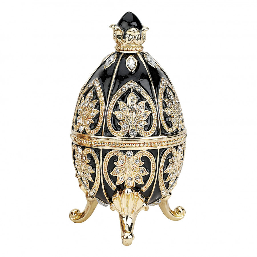 Toscano Alexander Palace Romanov-Style Collectible Enameled Egg - Nevsky