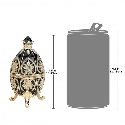 Toscano Alexander Palace Romanov-Style Collectible Enameled Egg - Nevsky