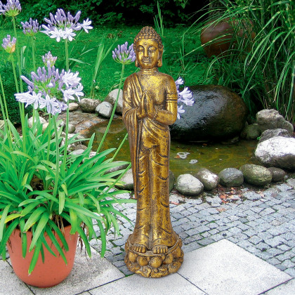 Toscano - Golden Serenity Buddha Asian Statue