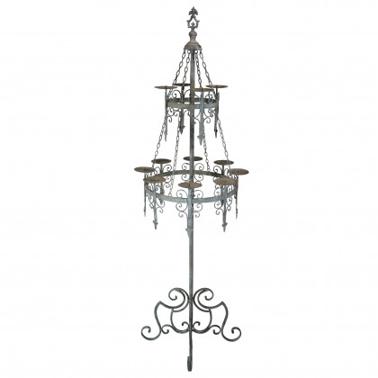 Toscano - Malbork Castle Gothic Floor Candelabra