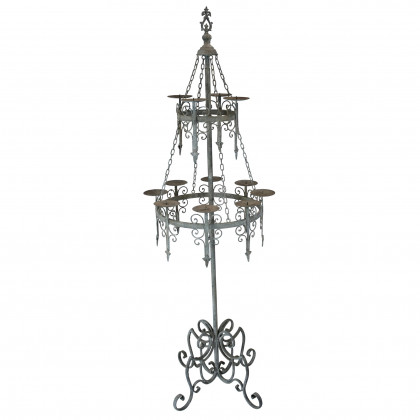 Toscano - Malbork Castle Gothic Floor Candelabra