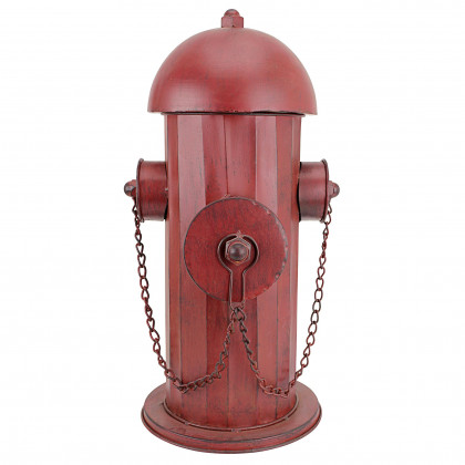 Toscano Vintage Metal Fire Hydrant Statue - Medium