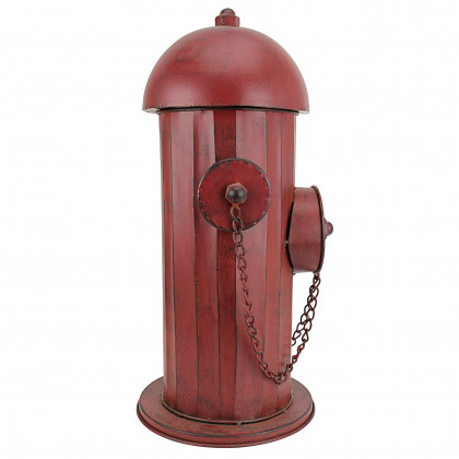Toscano Vintage Metal Fire Hydrant Statue - Medium