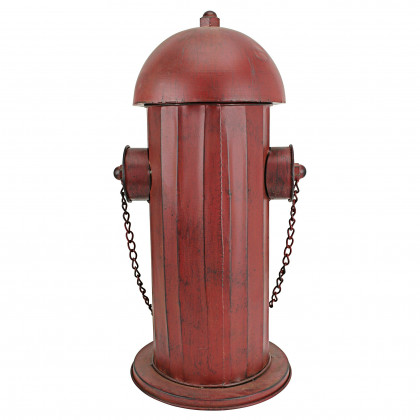 Toscano Vintage Metal Fire Hydrant Statue - Medium