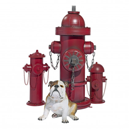 Toscano Vintage Metal Fire Hydrant Statue - Medium