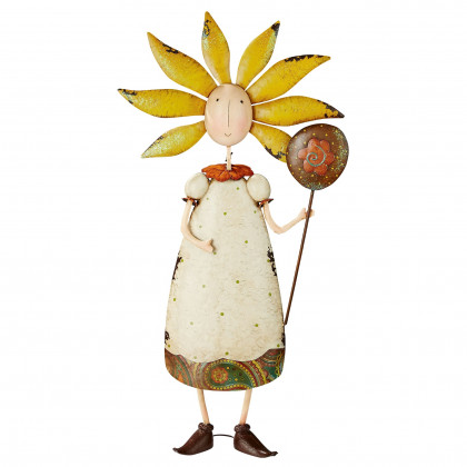 Toscano Flower Children Garden Statue - Girl