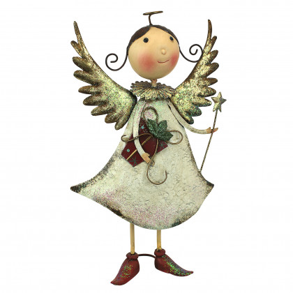 Toscano Holiday Helper Angel Statue - Clara