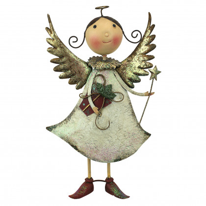 Toscano Holiday Helper Angel Statue - Clara