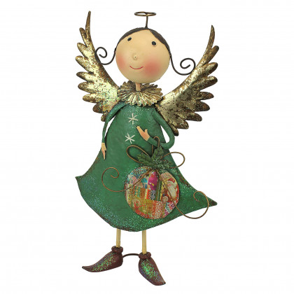 Toscano Holiday Helper Angel Statue - Blanche