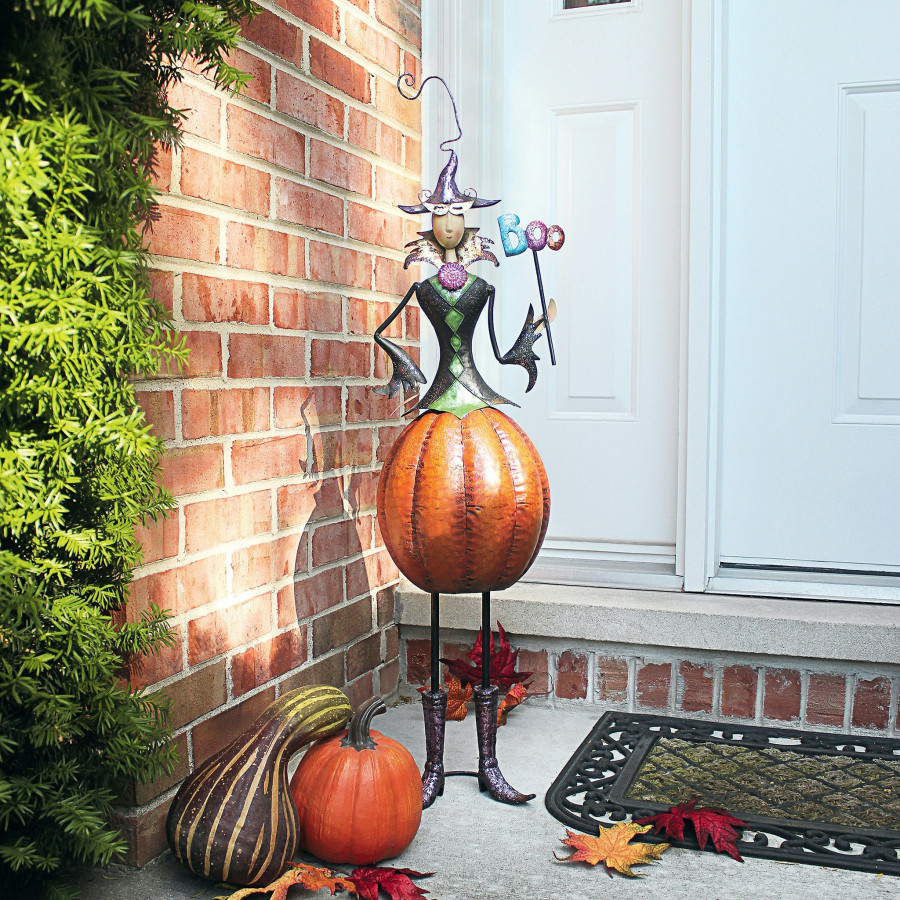 Toscano - Gloria VanderBoo Metal Witch Halloween Statue