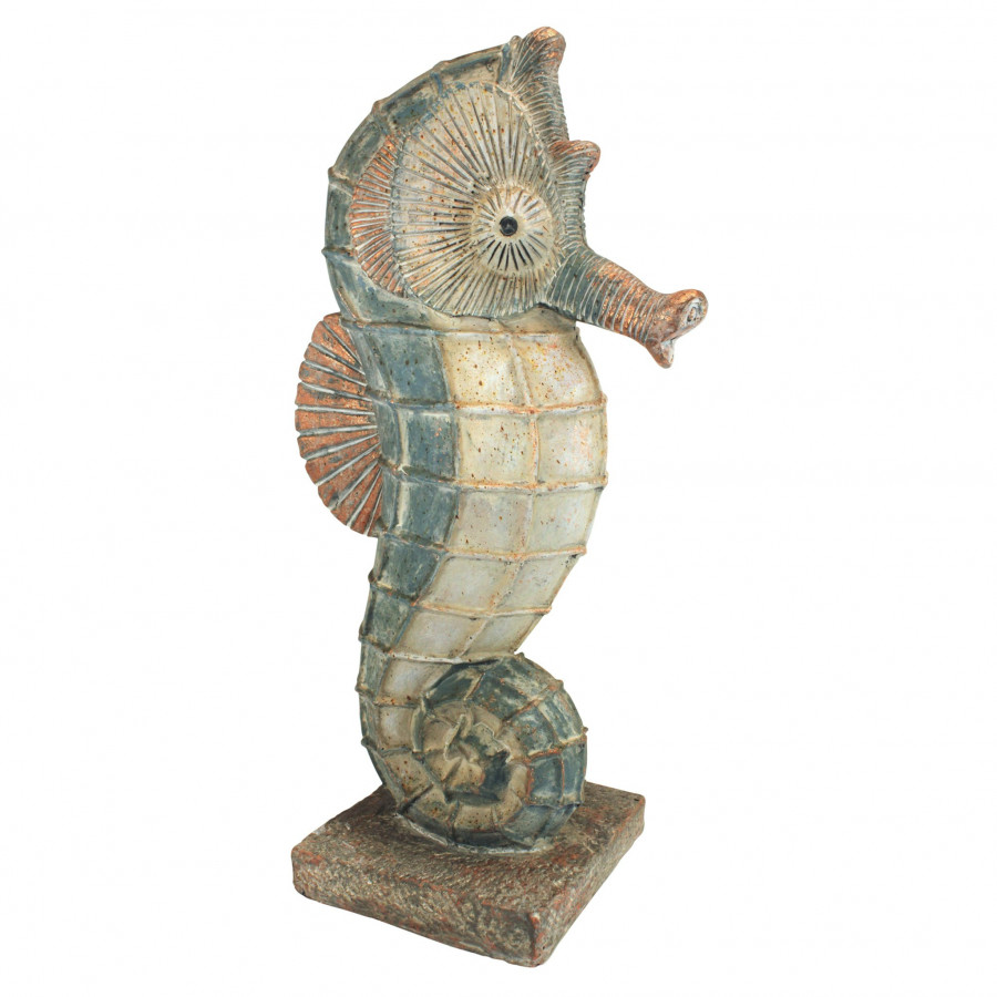 Toscano - Sea Biscuit Seahorse Marine Fish Family Statue Collection