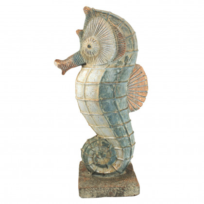 Toscano Sea Biscuit Seahorse Marine Fish Family Statue Collection - Large