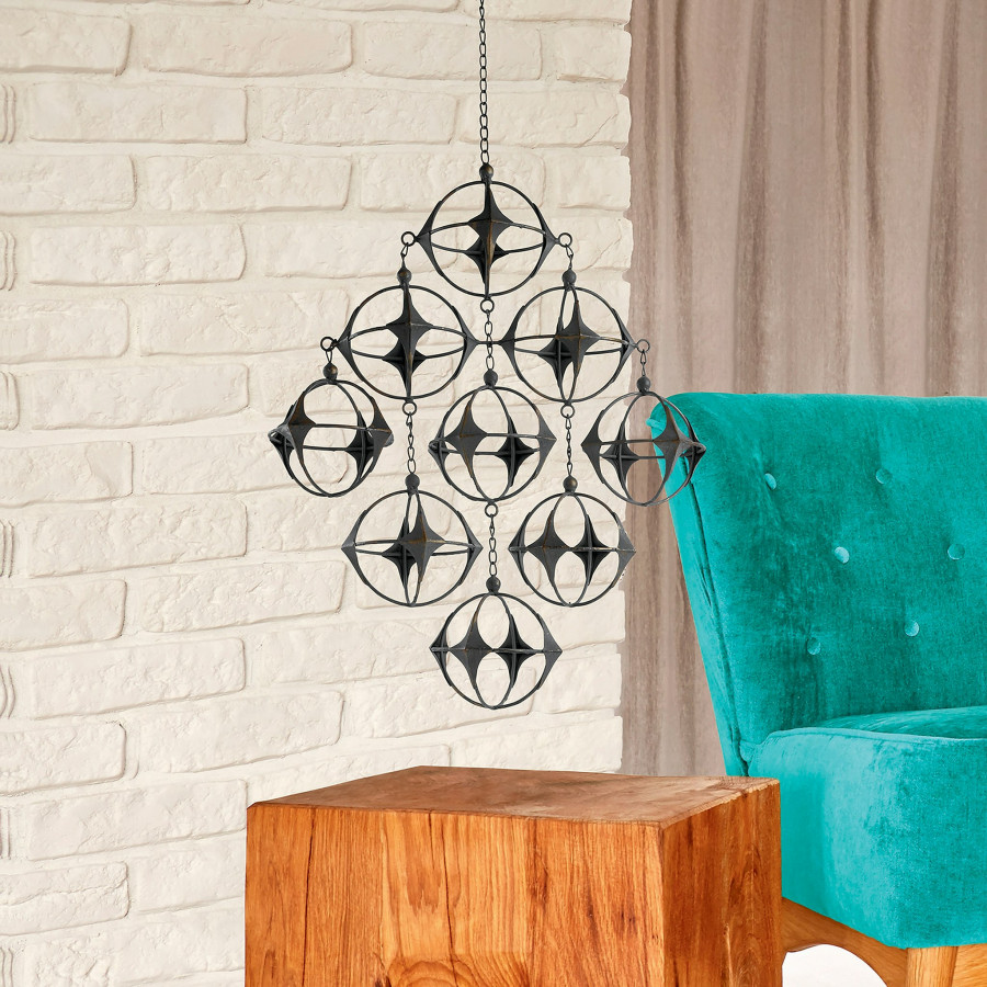 Toscano - Kinetic Constellation Futuristic Mobile Hanging Sculpture