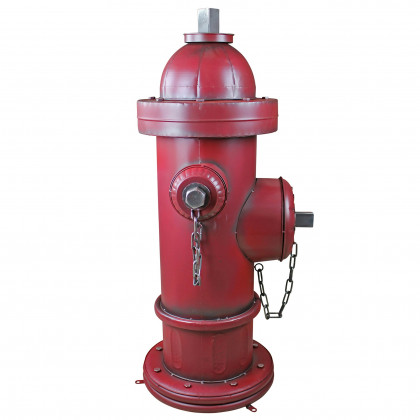 Toscano Vintage Metal Fire Hydrant Statue - Grande