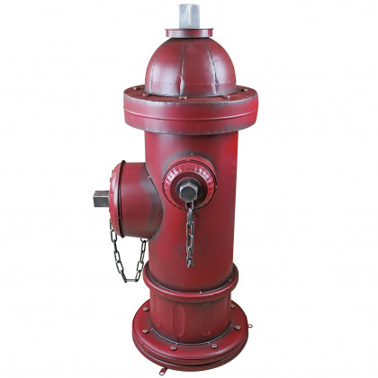 Toscano Vintage Metal Fire Hydrant Statue - Grande