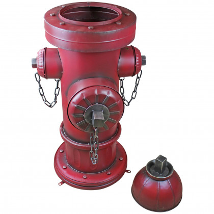 Toscano Vintage Metal Fire Hydrant Statue - Grande