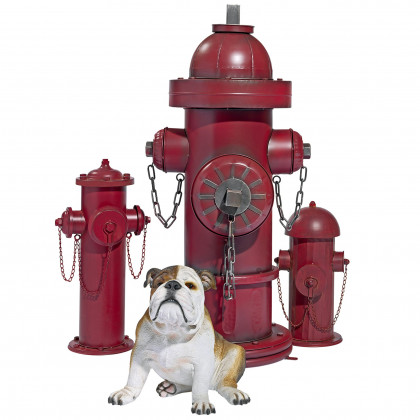 Toscano Vintage Metal Fire Hydrant Statue - Grande