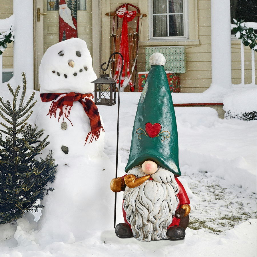 Toscano - Moe the North Pole Gnome Holiday Statue