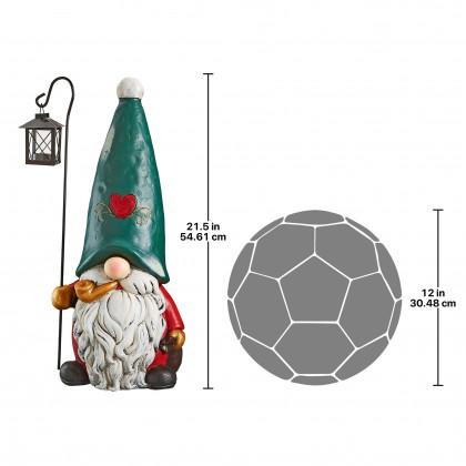 Toscano - Moe the North Pole Gnome Holiday Statue
