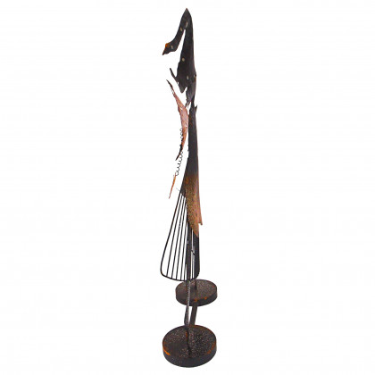 Toscano - Bewitched Blaise Metal Silhouette Witch Statue