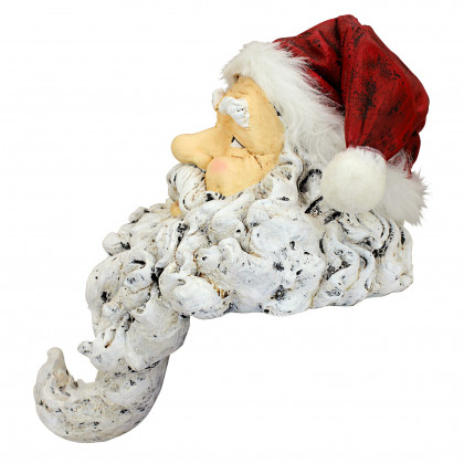 Toscano - Ho-Ho-Hold It Santa Mantel Stocking Holder Statue