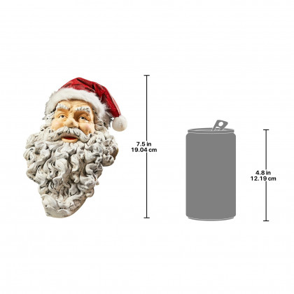 Toscano - Ho-Ho-Hold It Santa Mantel Stocking Holder Statue