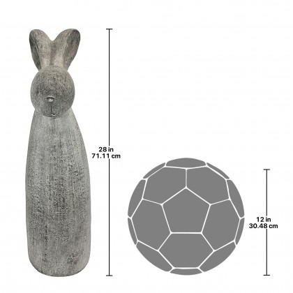 Toscano Big Burly Bunnies Rabbit Statue - Stan the Bunny