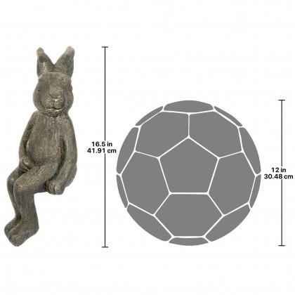 Toscano - Residing Rabbit Sitting Bunny Statue