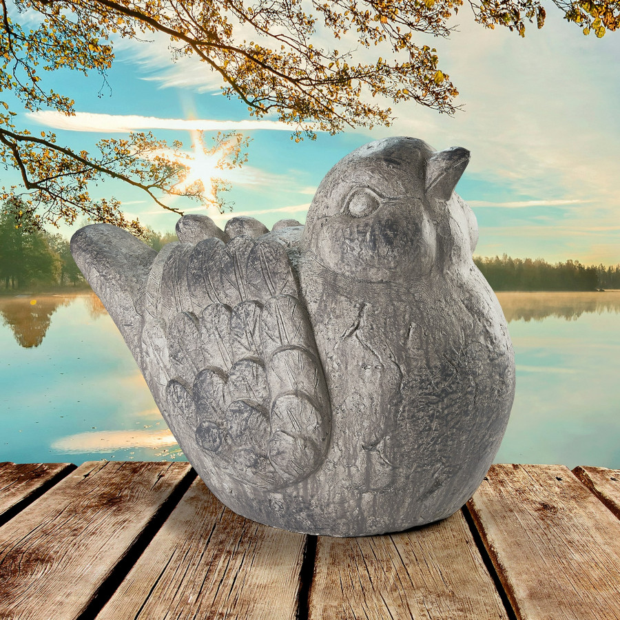 Toscano - Fine Feathered Friend Chubby Bird Statue