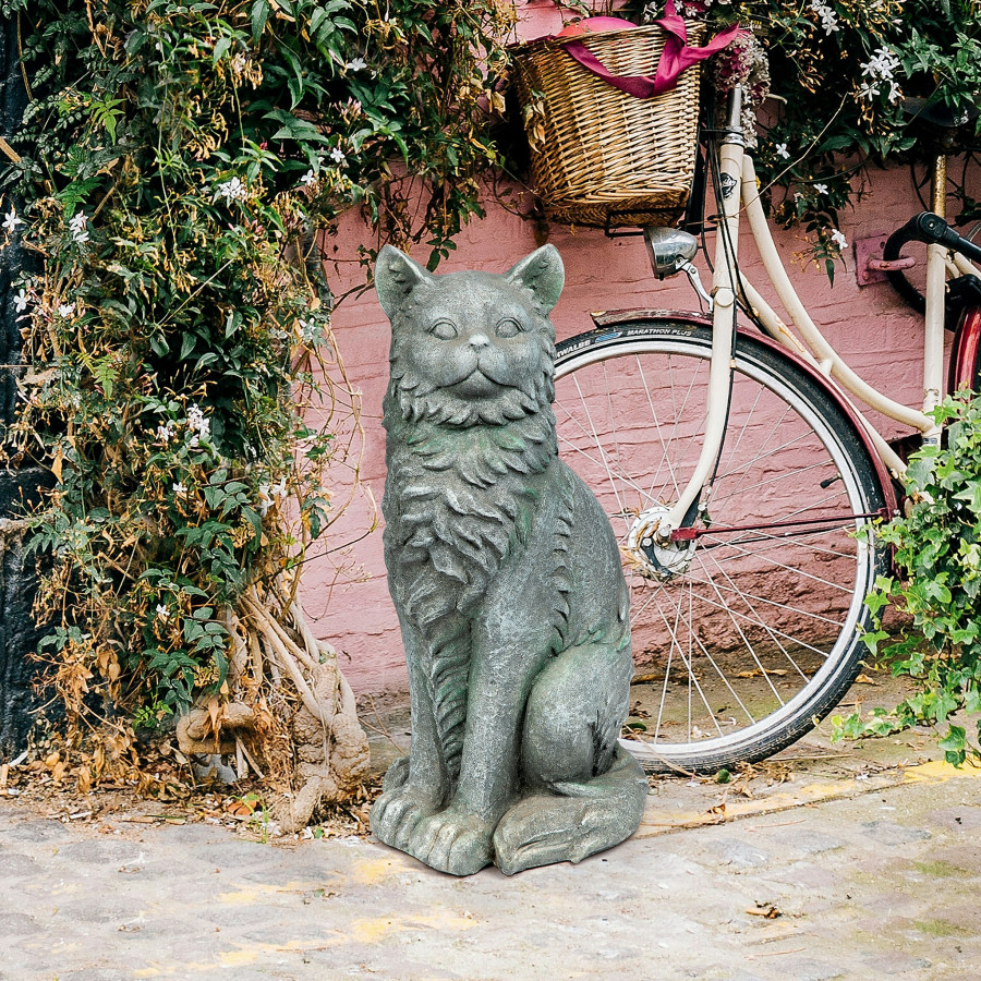 Toscano - King Olav V Norwegian Forest Cat Statue
