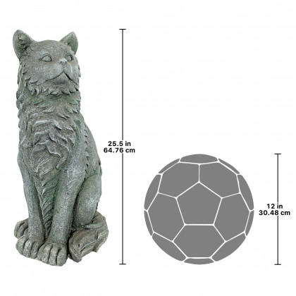 Toscano - King Olav V Norwegian Forest Cat Statue