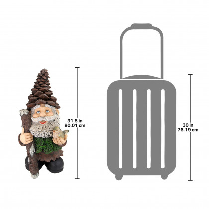Toscano - Pinecone Percy Woodland Gnome Statue